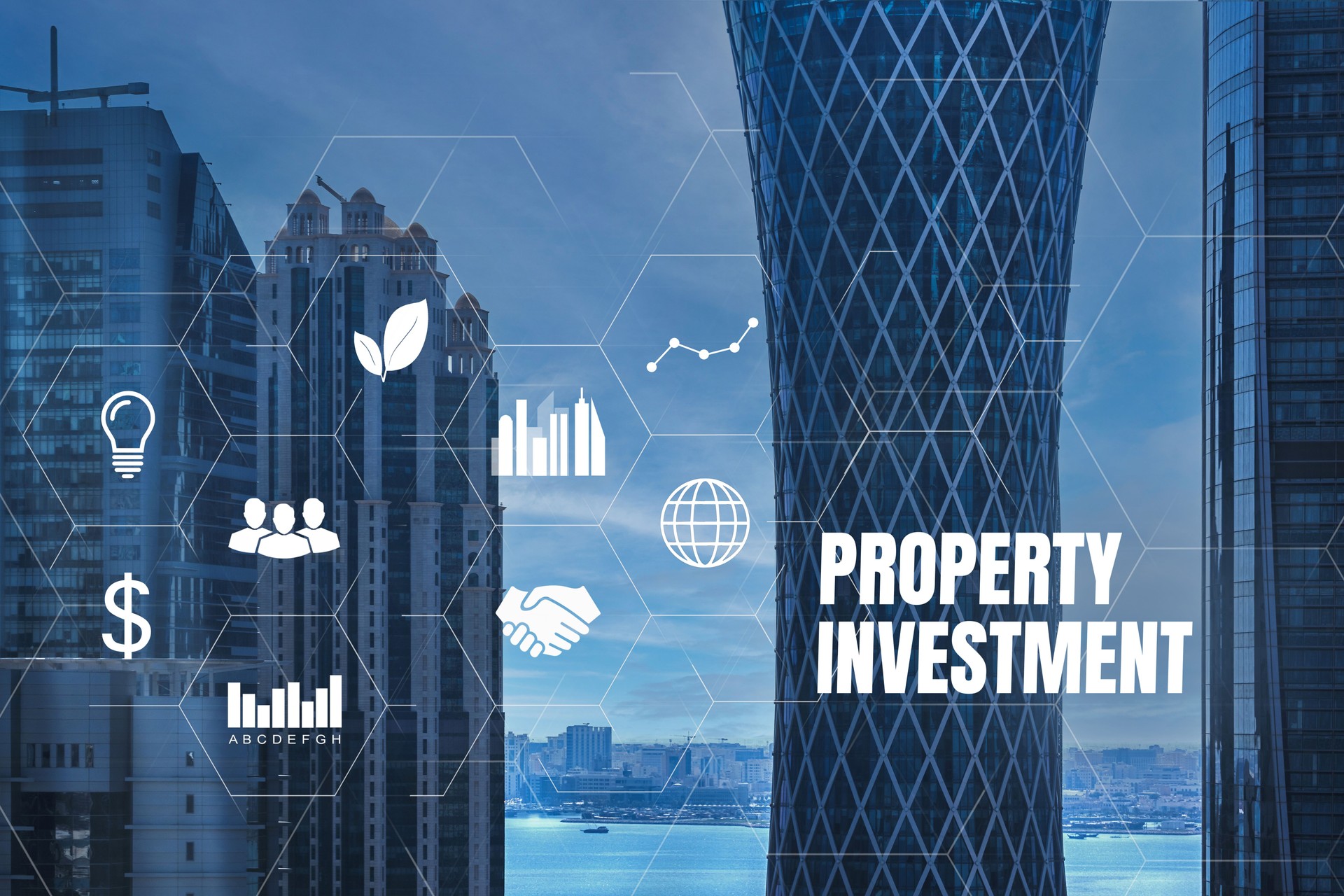 Property investment concept. Business and management of real estate market and property assets.